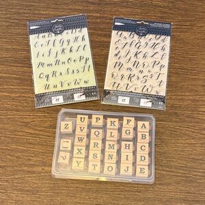 Stampin’ Up Alphabet Stamp Set & 2 - Kelly Creates Cursive Sets
